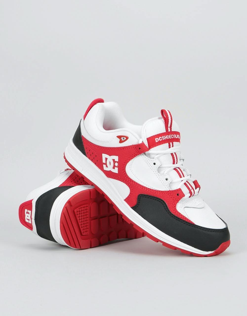 DC Kalis Lite Skate Shoes - Black/White/Rfed