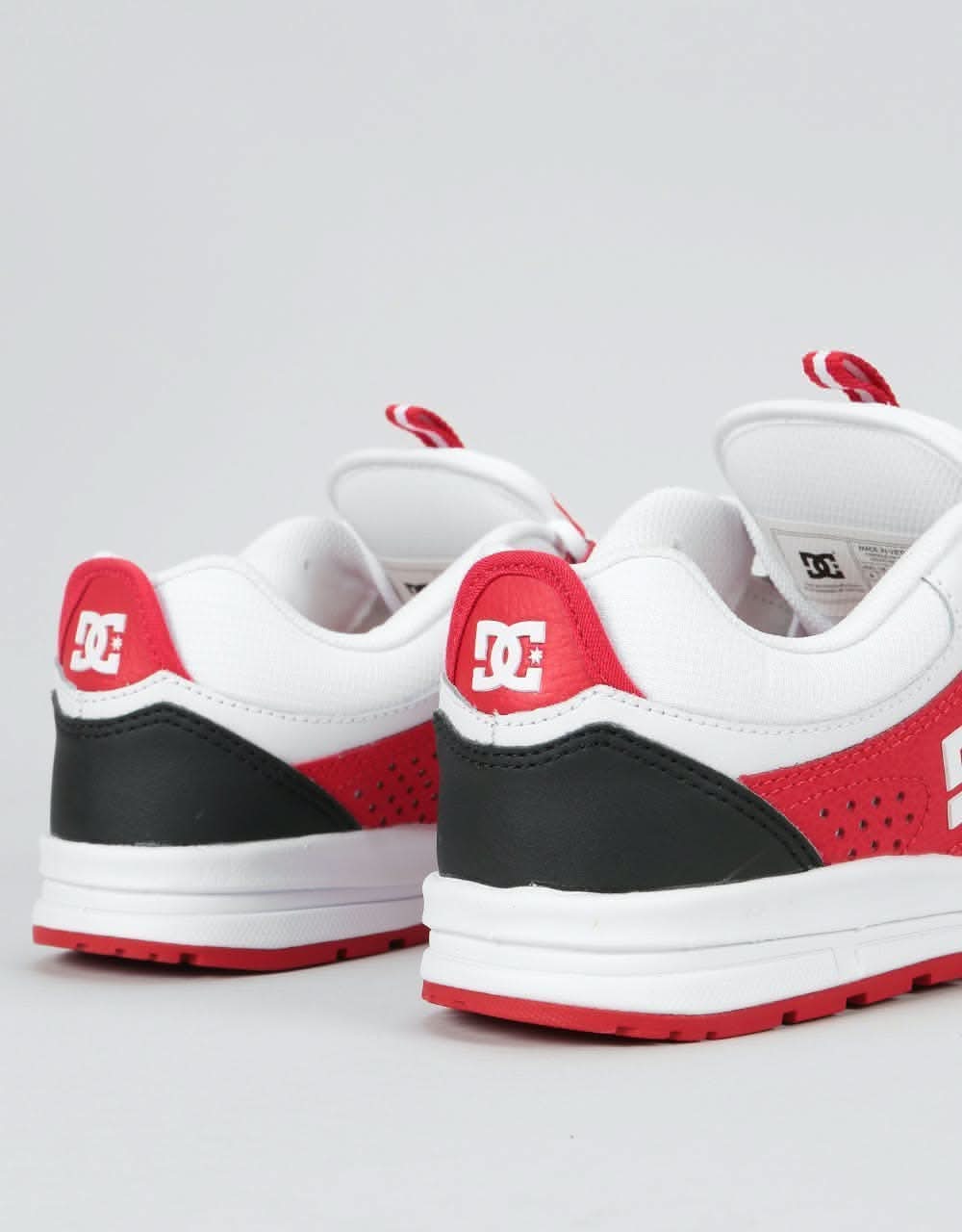 DC Kalis Lite Skate Shoes - Black/White/Rfed