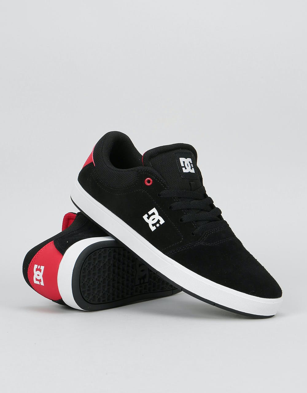 DC Crisis Skate Shoes - Black/Red/White