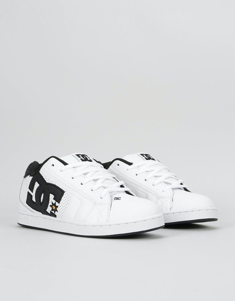 DC Net Skate Shoes - White/Gold