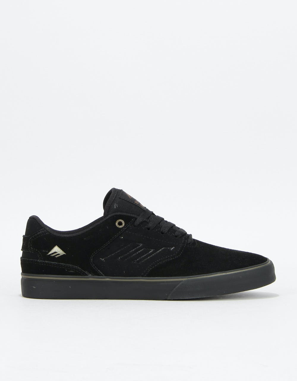 Emerica Reynolds Low Vulc Skate Shoes - Black/Olive/Black