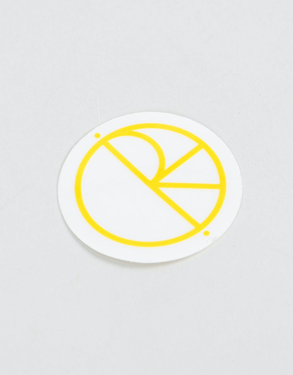 Polar Stroke Logo Sticker - Yellow