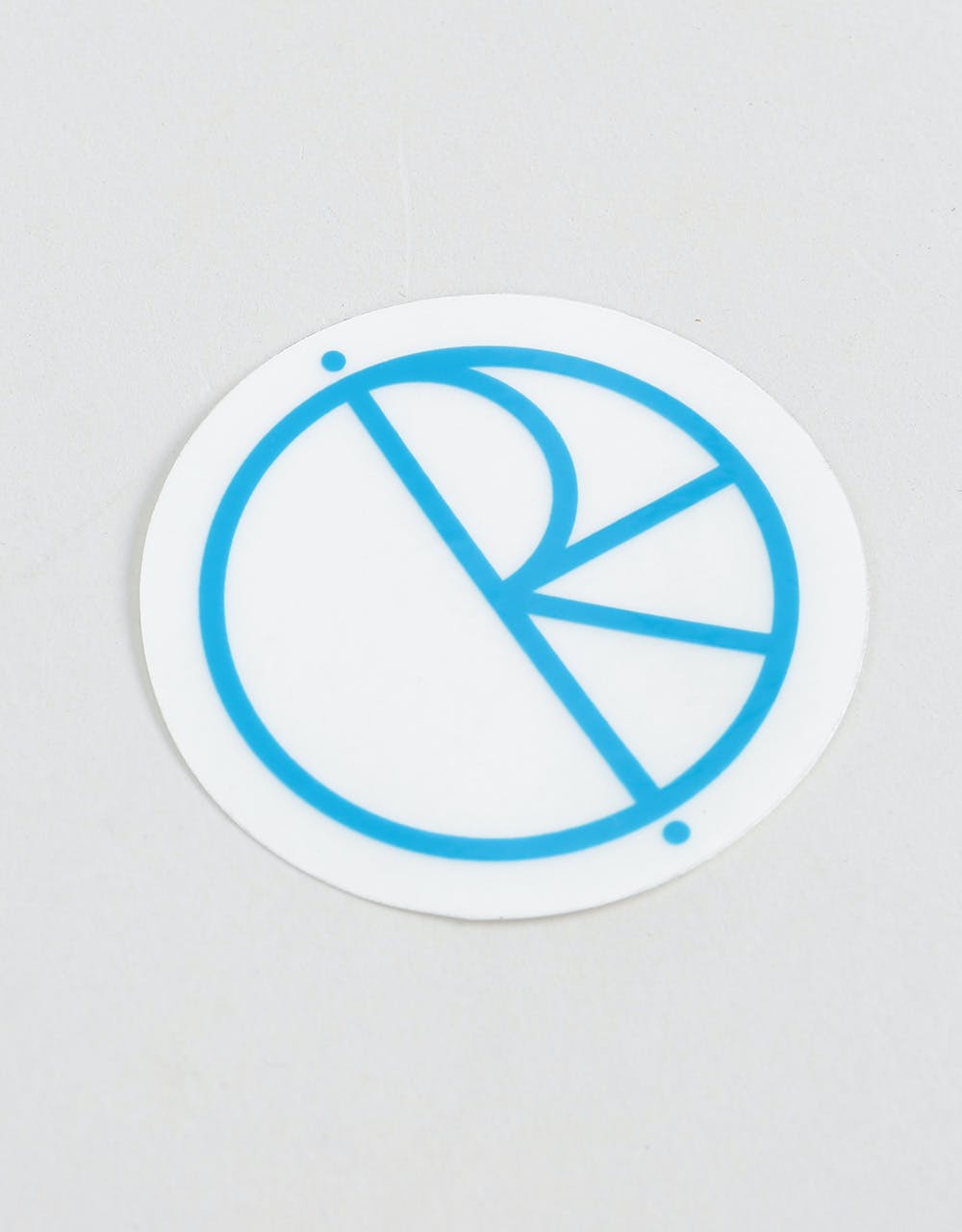 Polar Stroke Logo Sticker - Blue