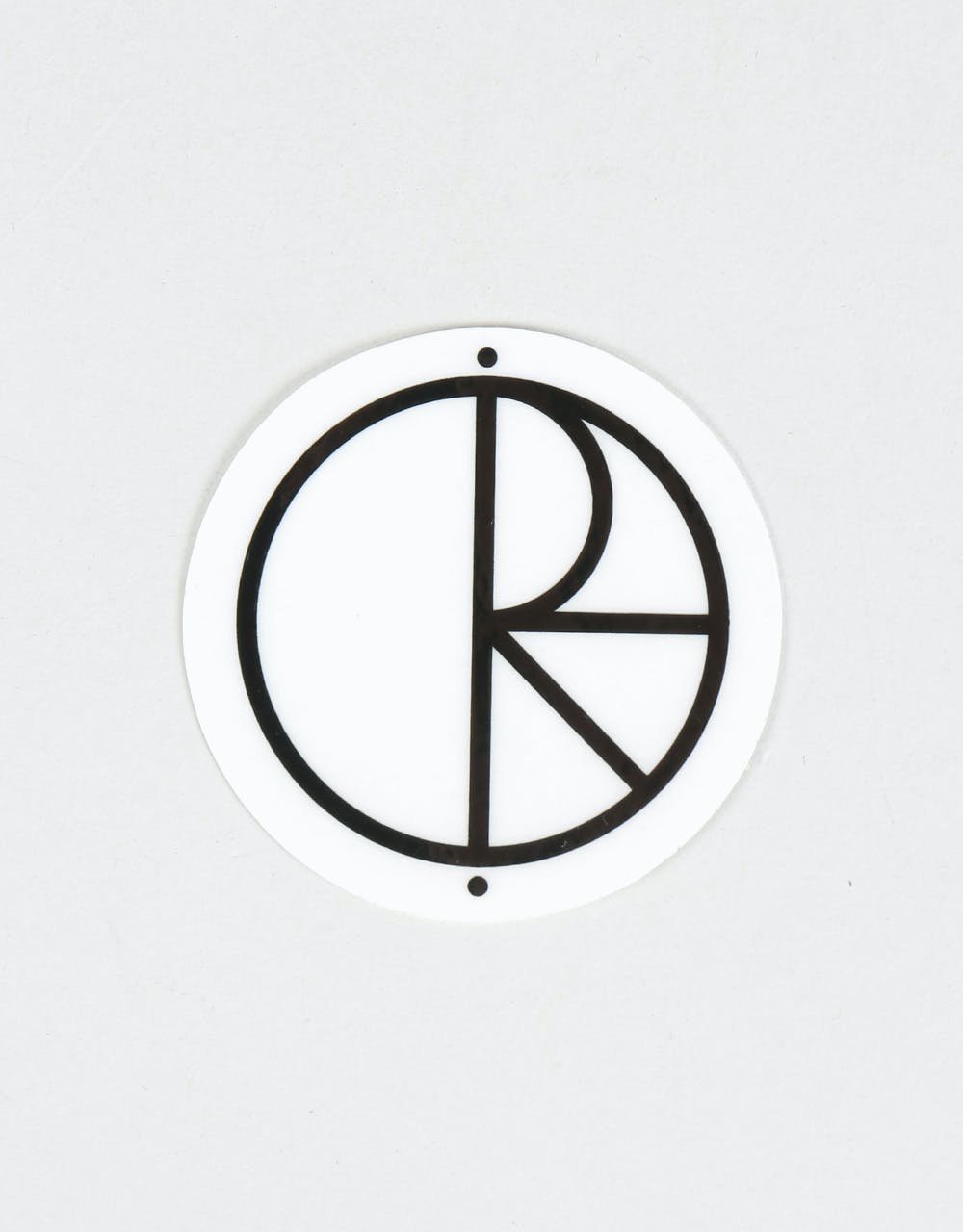 Polar Stroke Logo Sticker - Black