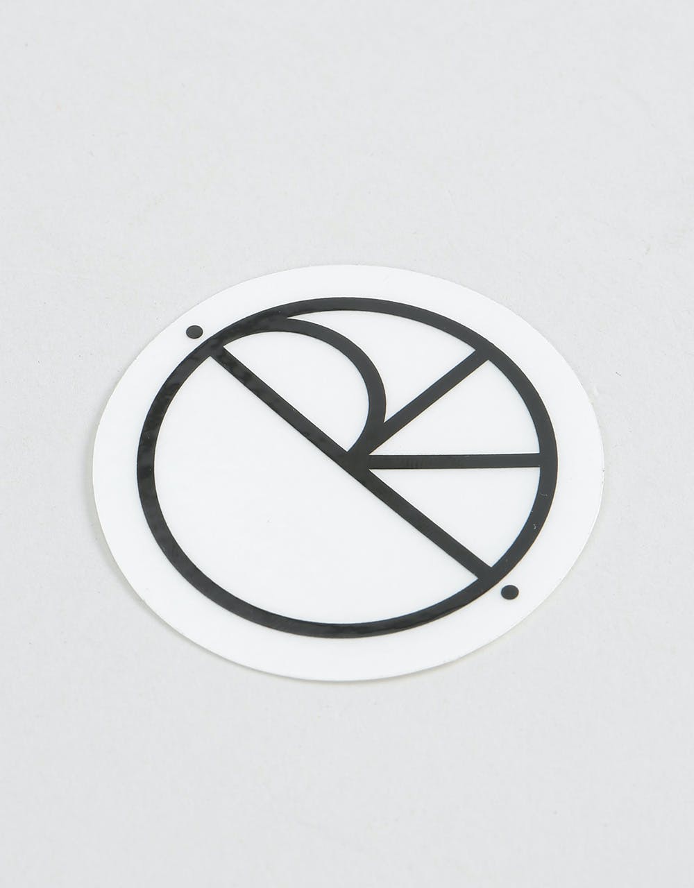 Polar Stroke Logo Sticker - Black