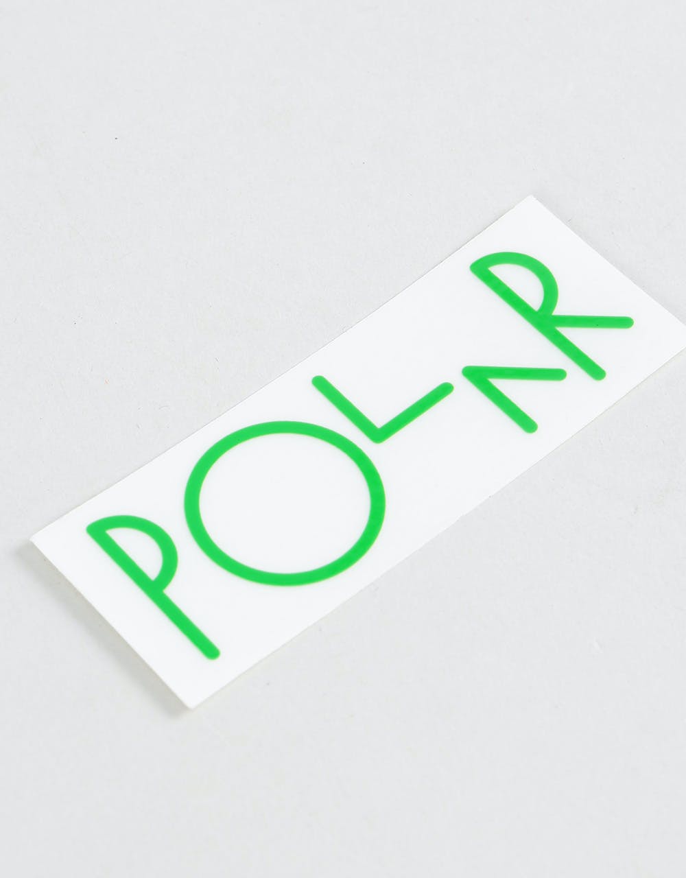 Polar Script Logo Sticker - Green