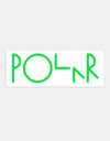 Polar Script Logo Sticker - Green