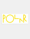 Polar Script Logo Sticker - Yellow