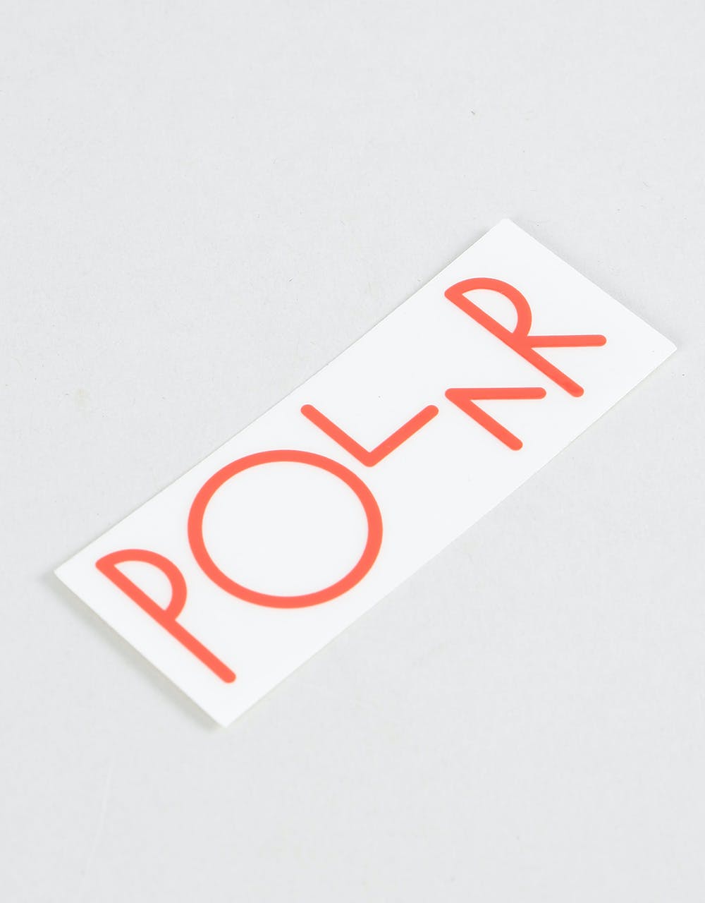 Polar Script Logo Sticker - Red