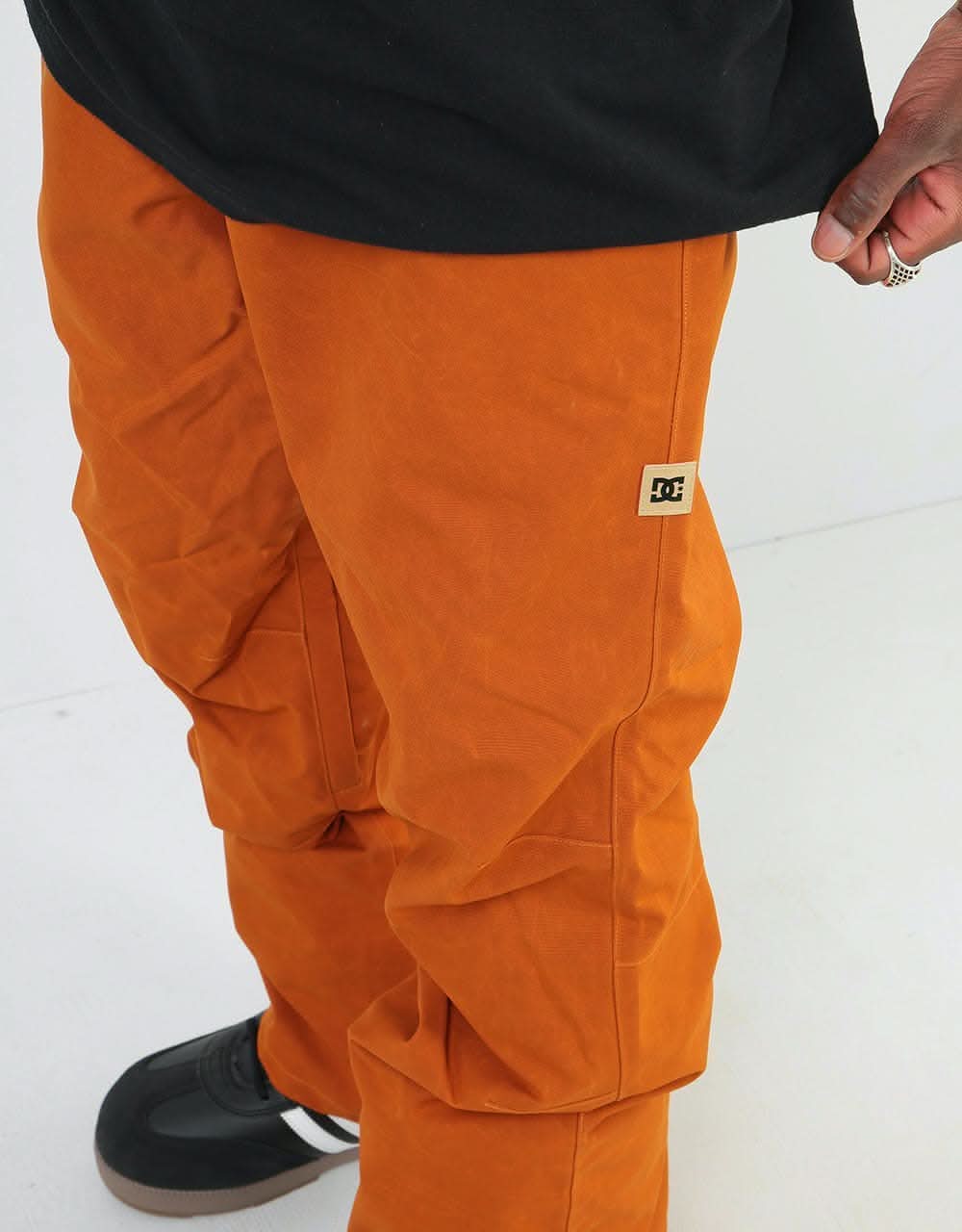 DC Relay Snowboard Pants - Waxed Leather Brown