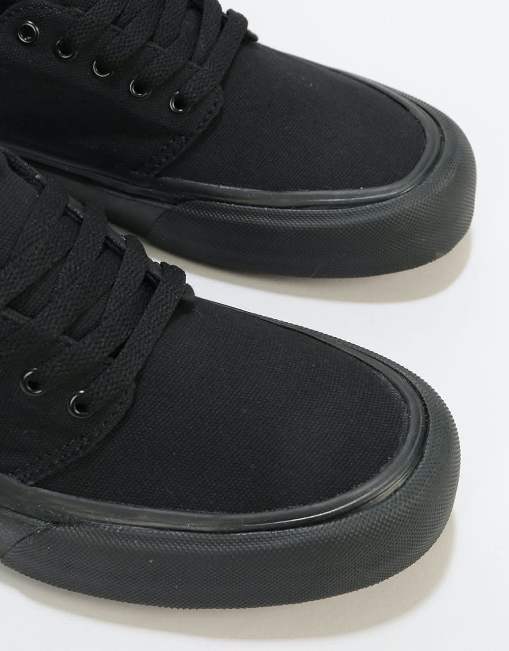 Straye Fairfax Skate Shoes - Black/Black Canvas
