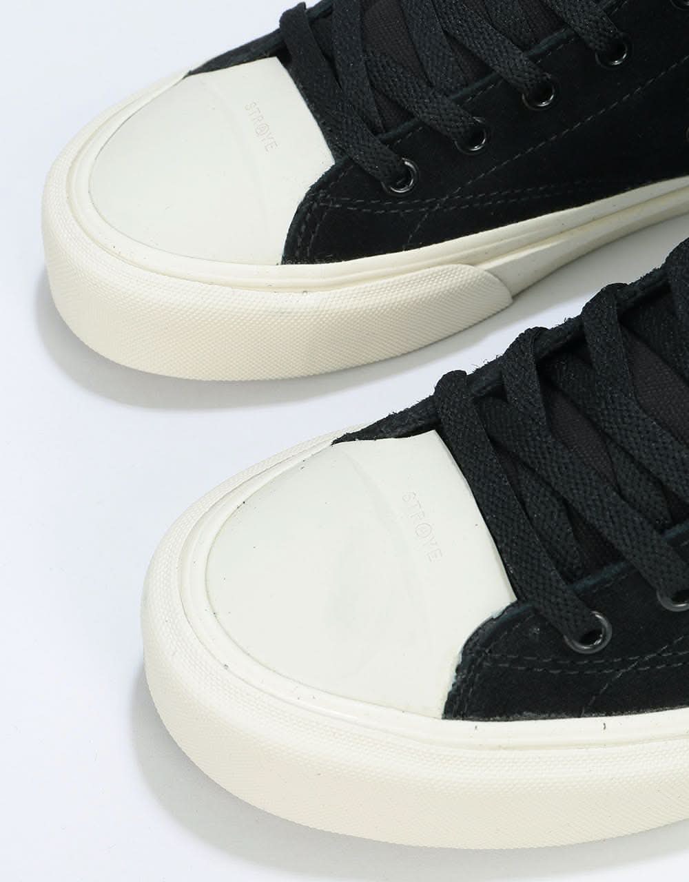 Straye Venice High Skate Shoes - Black/Bone Suede