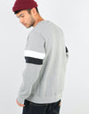 Nike SB Icon Crew Sweatshirt - Dk Grey Heather/White/Black/Black