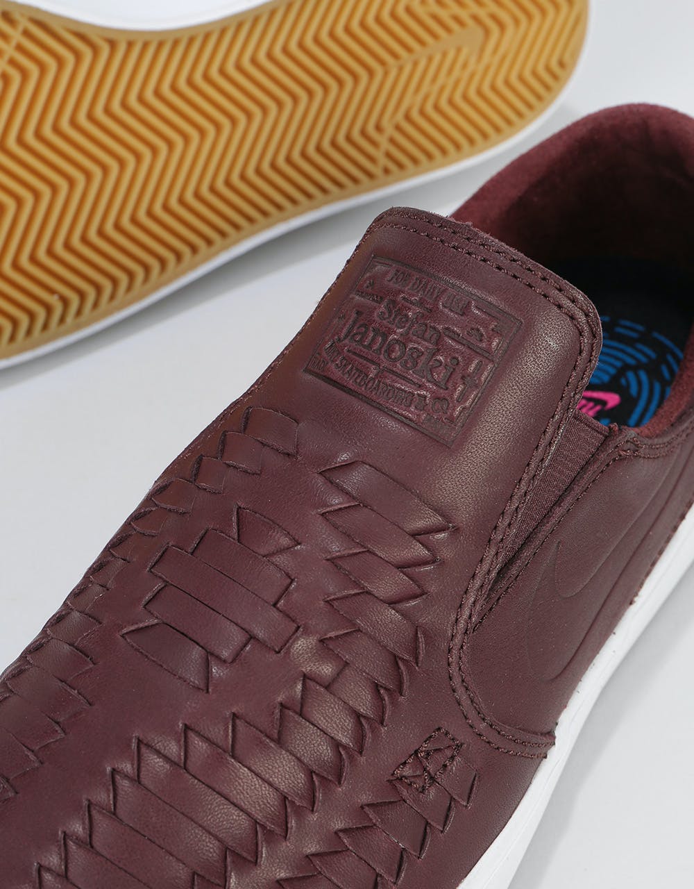 Nike SB Zoom Janoski Slip RM Crafted Skate Shoes - Mahogany/Mahogany-W