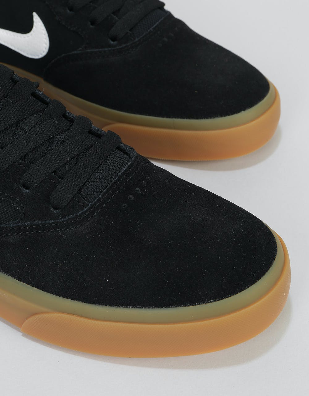 Nike SB Chron SLR Skate Shoes - Black/White-Black-Black