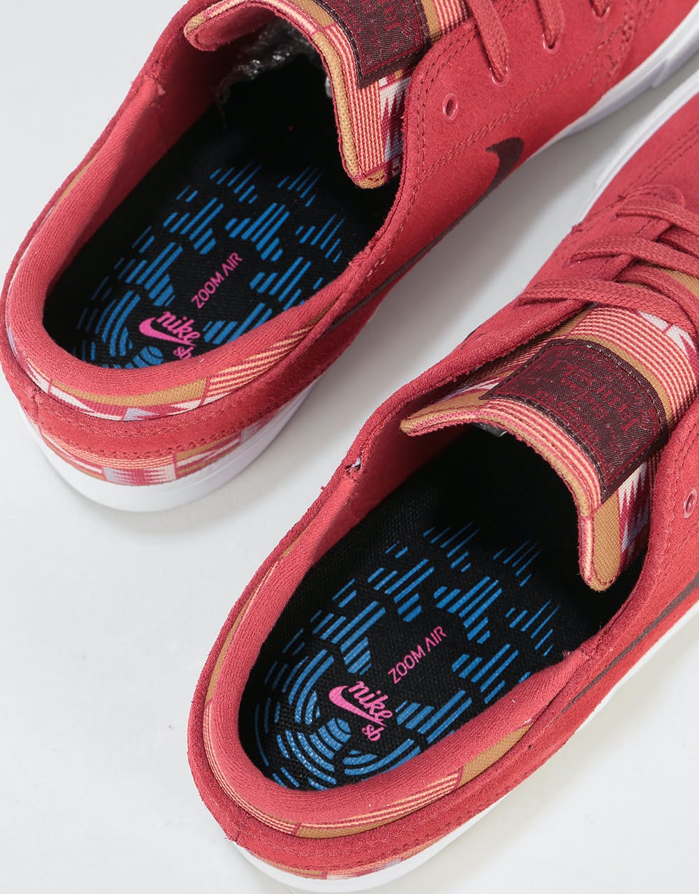 Nike SB Zoom Janoski RM Premium Skate Shoes - Cedar/Mahogany-Multi