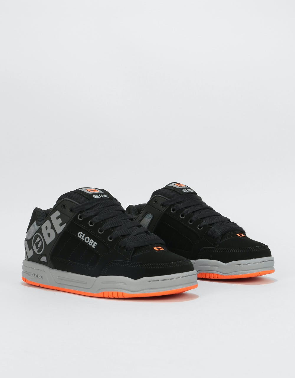 Globe Tilt Skate Shoes - Black/Grey/Orange
