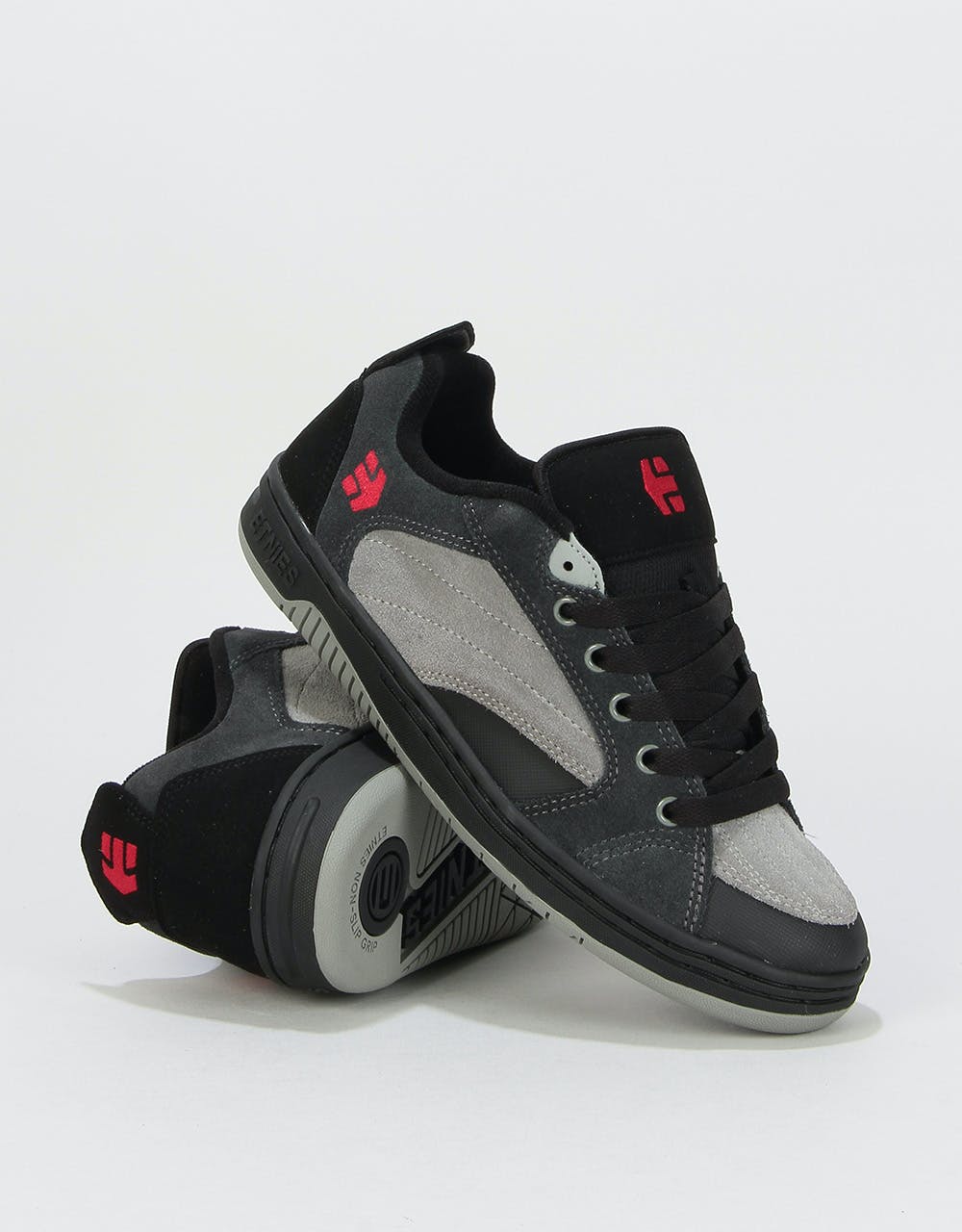 Etnies Czar Skate Shoes - Black/Dark Grey/Grey