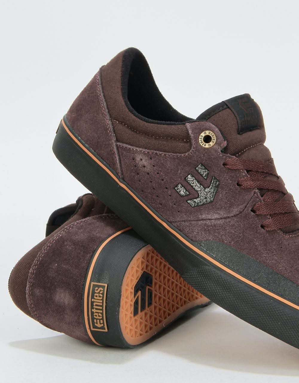 Etnies Marana Vulc Skate Shoes - Brown/Black
