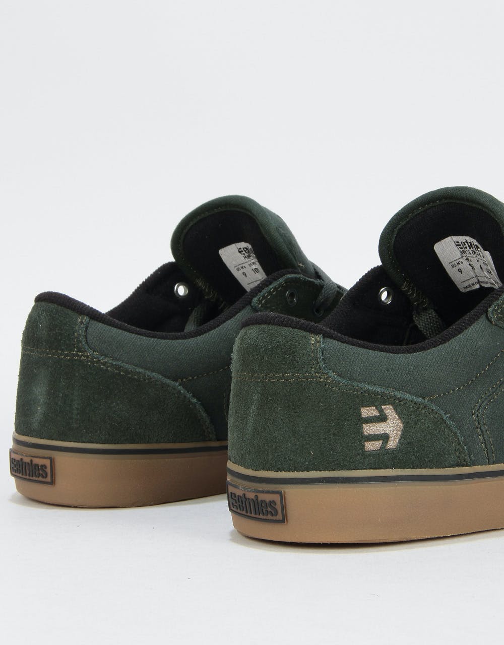 Etnies Barge Skate Shoes - Green/Gum