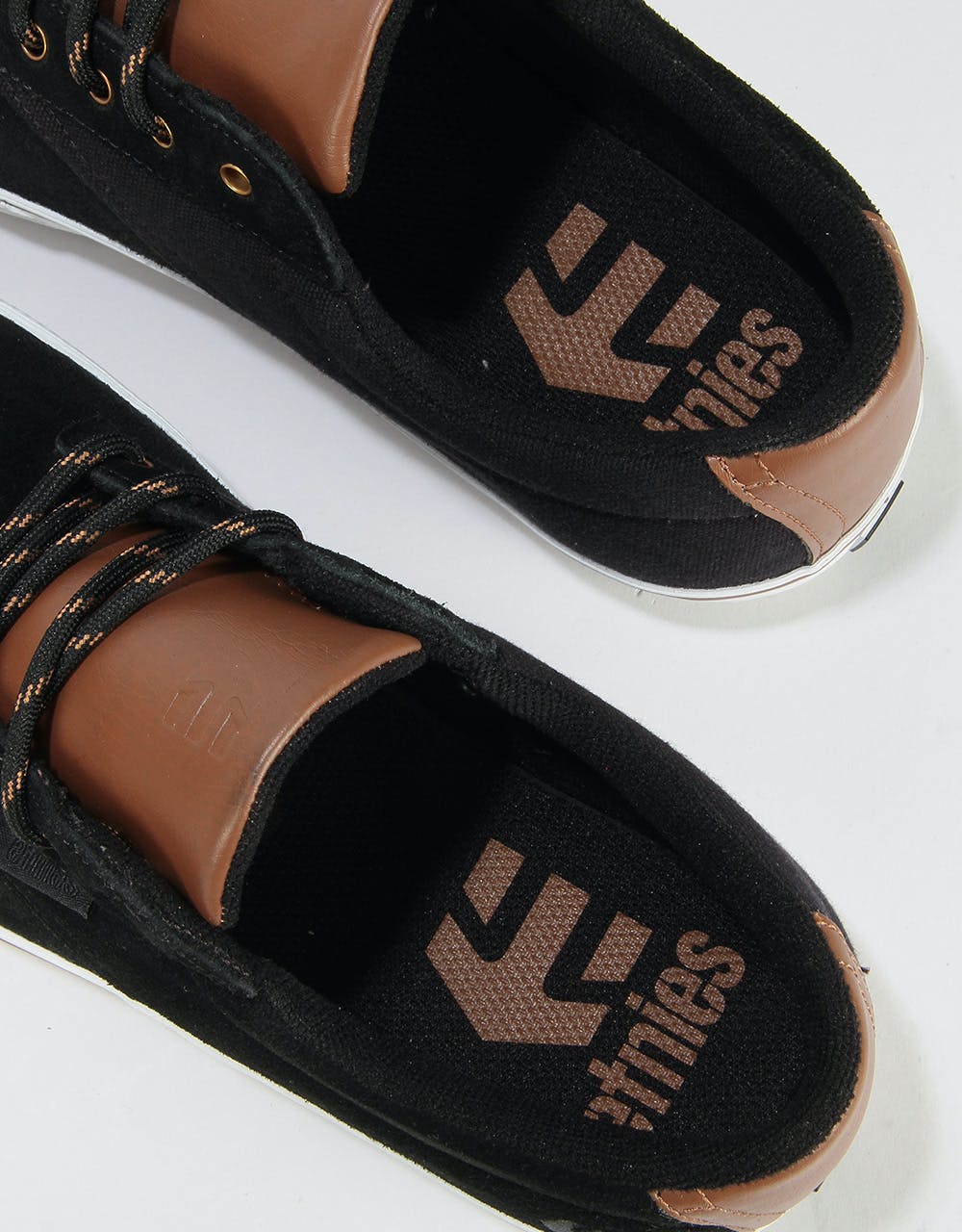 Etnies Jameson Vulc Skate Shoes - Black/Gold