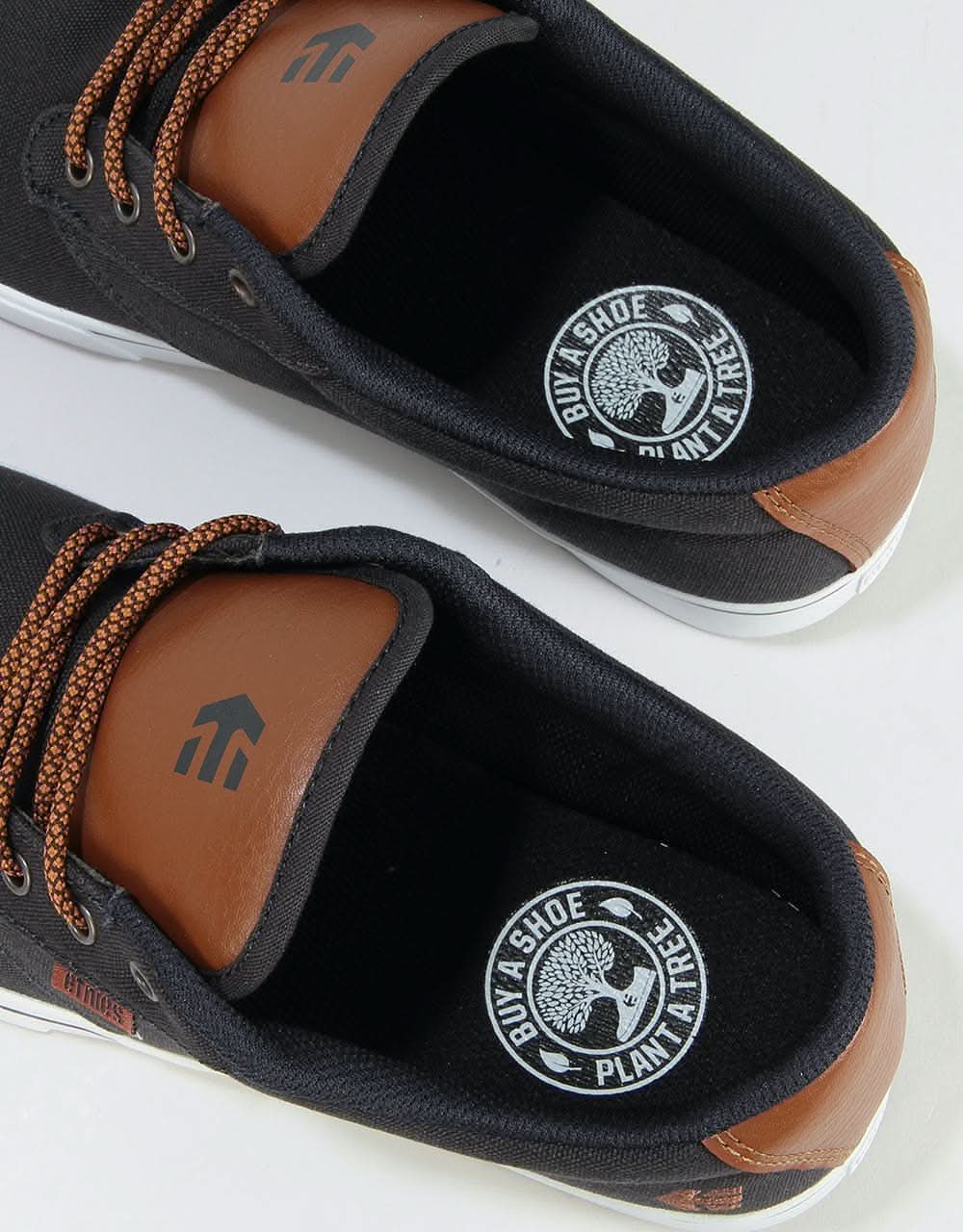 Etnies Jameson 2 Eco Skate Shoes - Navy/Tan/White