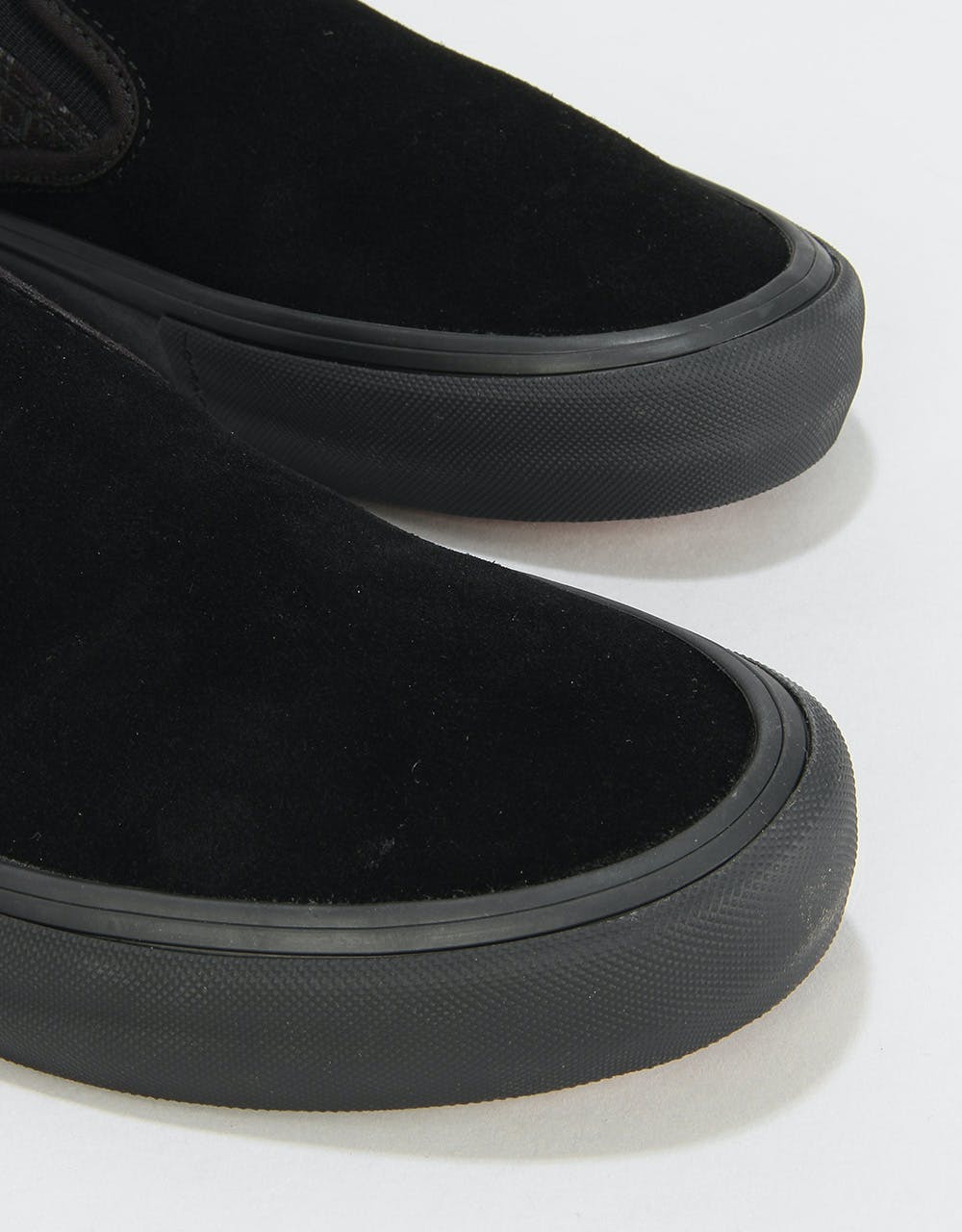 Vans Slip-On Pro Skate Shoes - (Baker) Black/Black/Red