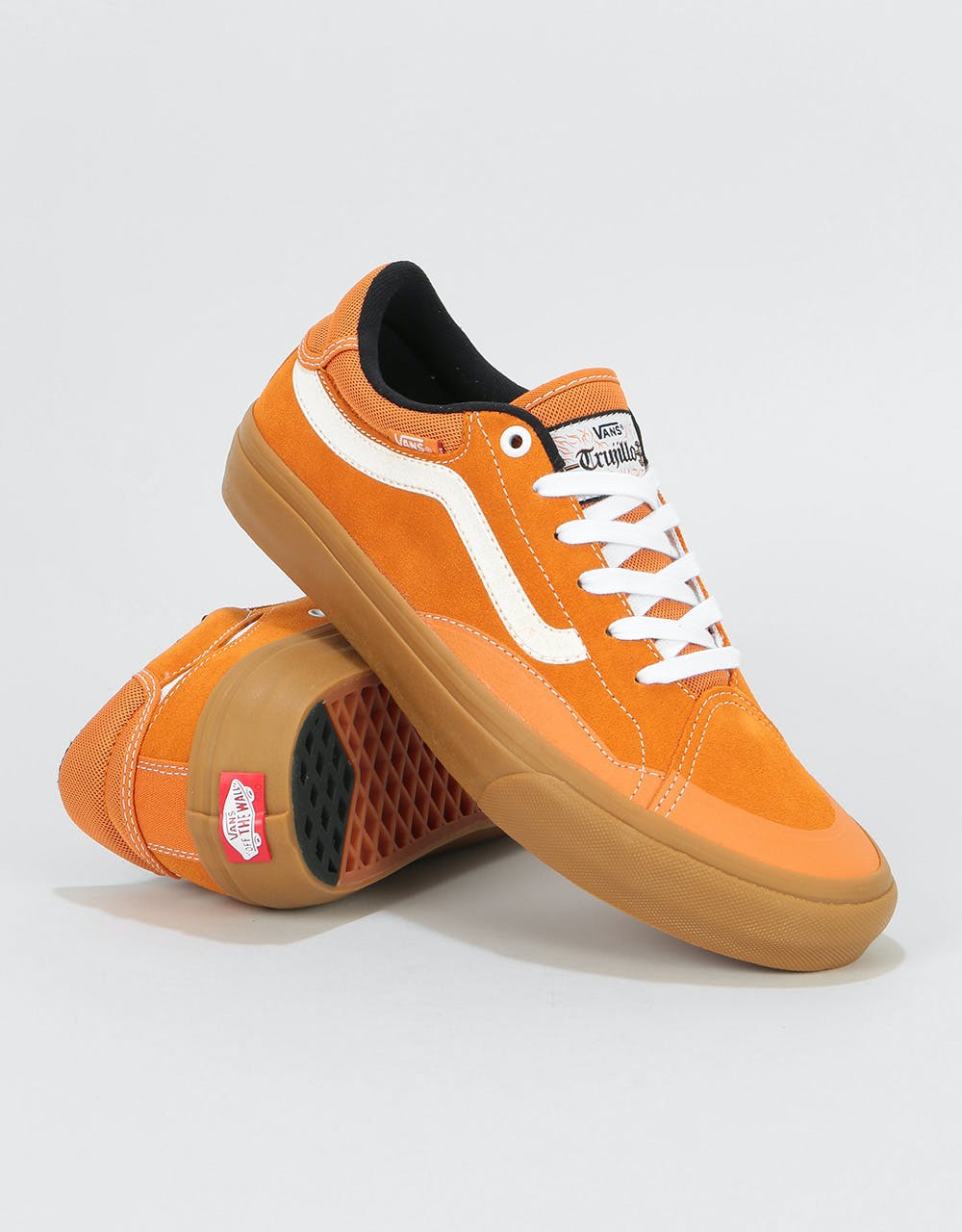 Vans TNT Advanced Prototype Skate Shoes - (Gum) Golden Oak/True White