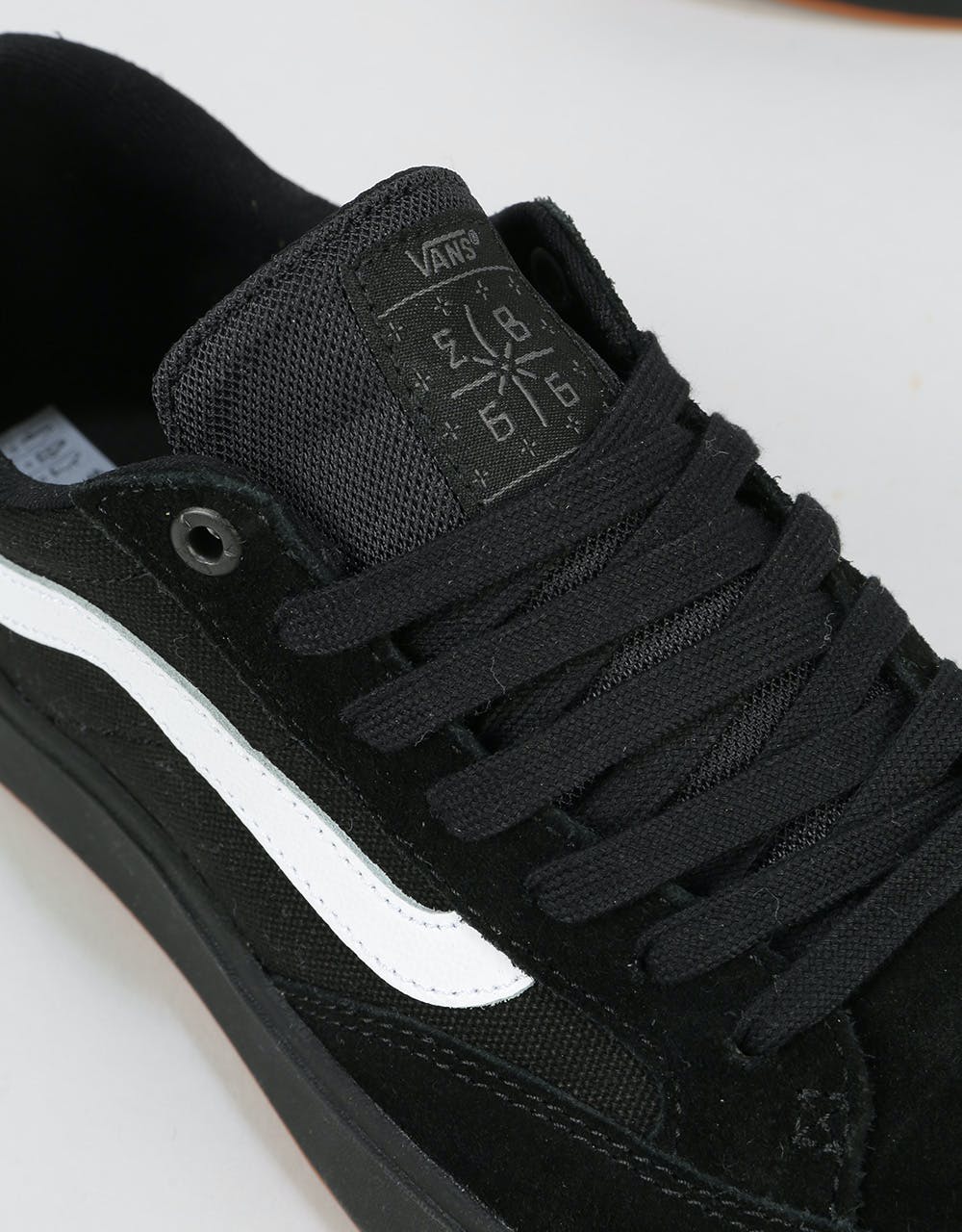 Vans Berle Pro Skate Shoes - Black/Black/White