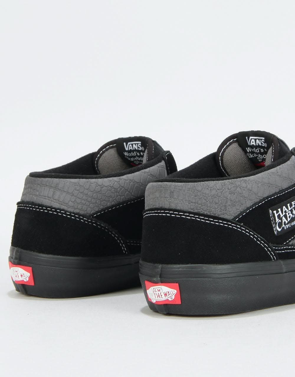 Vans Half Cab Pro '92 Skate Shoes - (Croc) Black/Pewter
