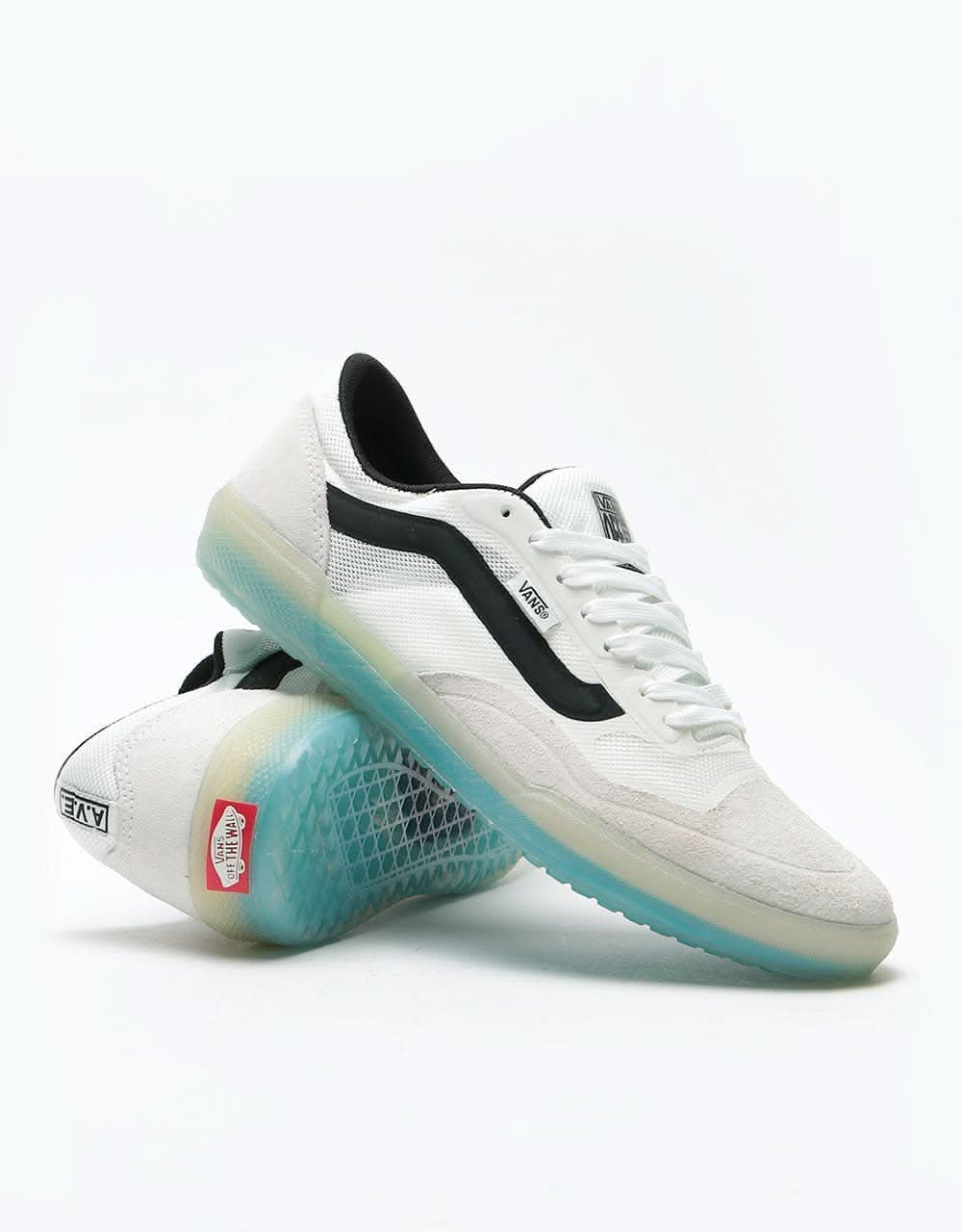 Vans Ave Pro Skate Shoes - Blanc de Blanc/Black