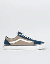 Vans Old Skool Pro Skate Shoes - (Twill) Dress Blues/Portabella