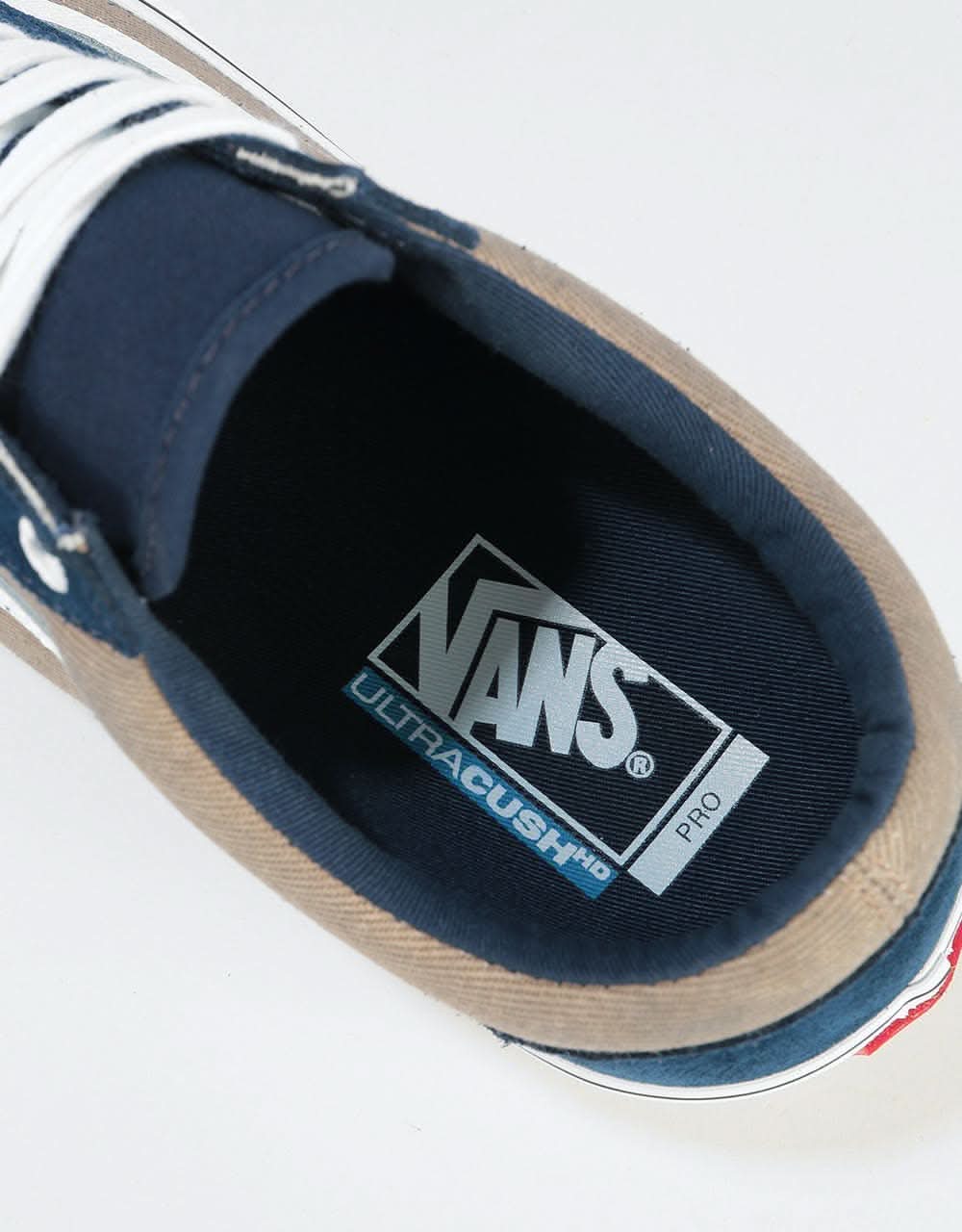 Vans Old Skool Pro Skate Shoes - (Twill) Dress Blues/Portabella