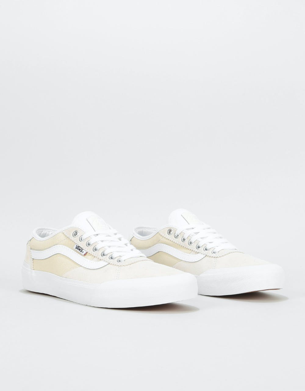 Vans Chima Pro 2 Skate Shoes - White/White