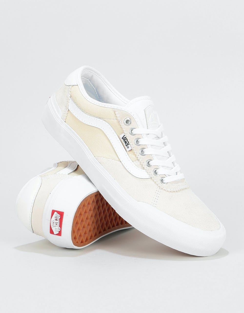 Vans Chima Pro 2 Skate Shoes - White/White
