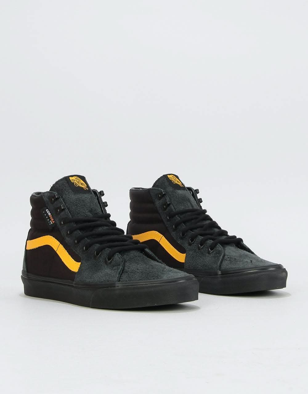 vans sk8 hi cordura black