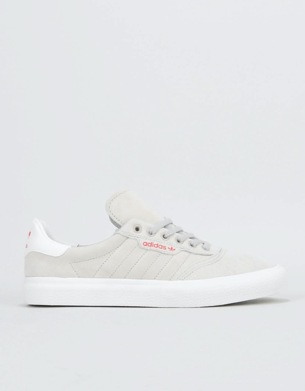 Adidas 3MC Skate Shoes - Grey/White/Scarlet