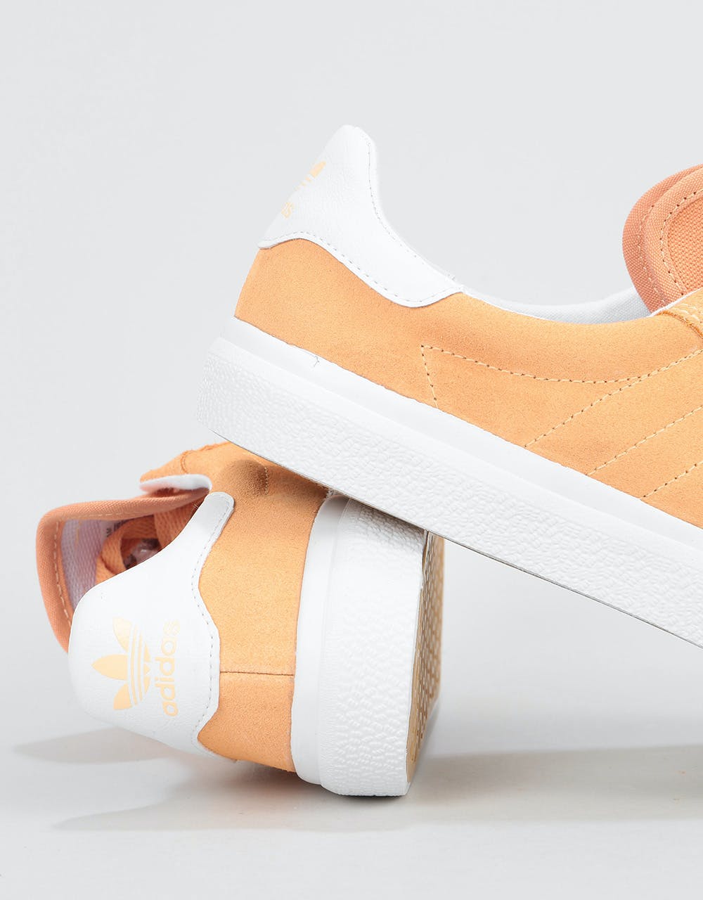 Adidas 3MC Skate Shoes - Glow Orange/White/White