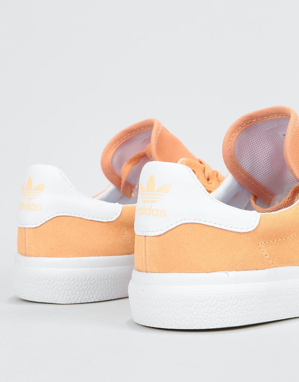 Adidas 3MC Skate Shoes - Glow Orange/White/White