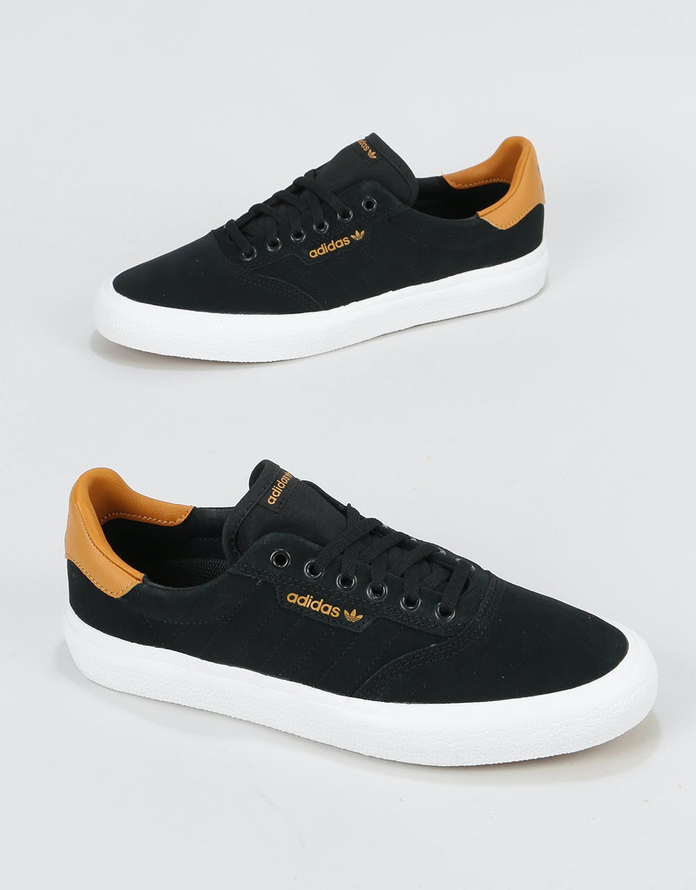 Adidas 3MC Skate Shoes - Core Black/Mesa/White