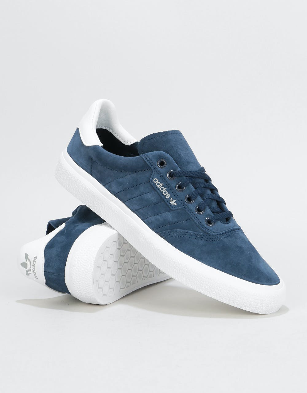 Adidas 3MC Skate Shoes - Collegiate Navy/White/Grey