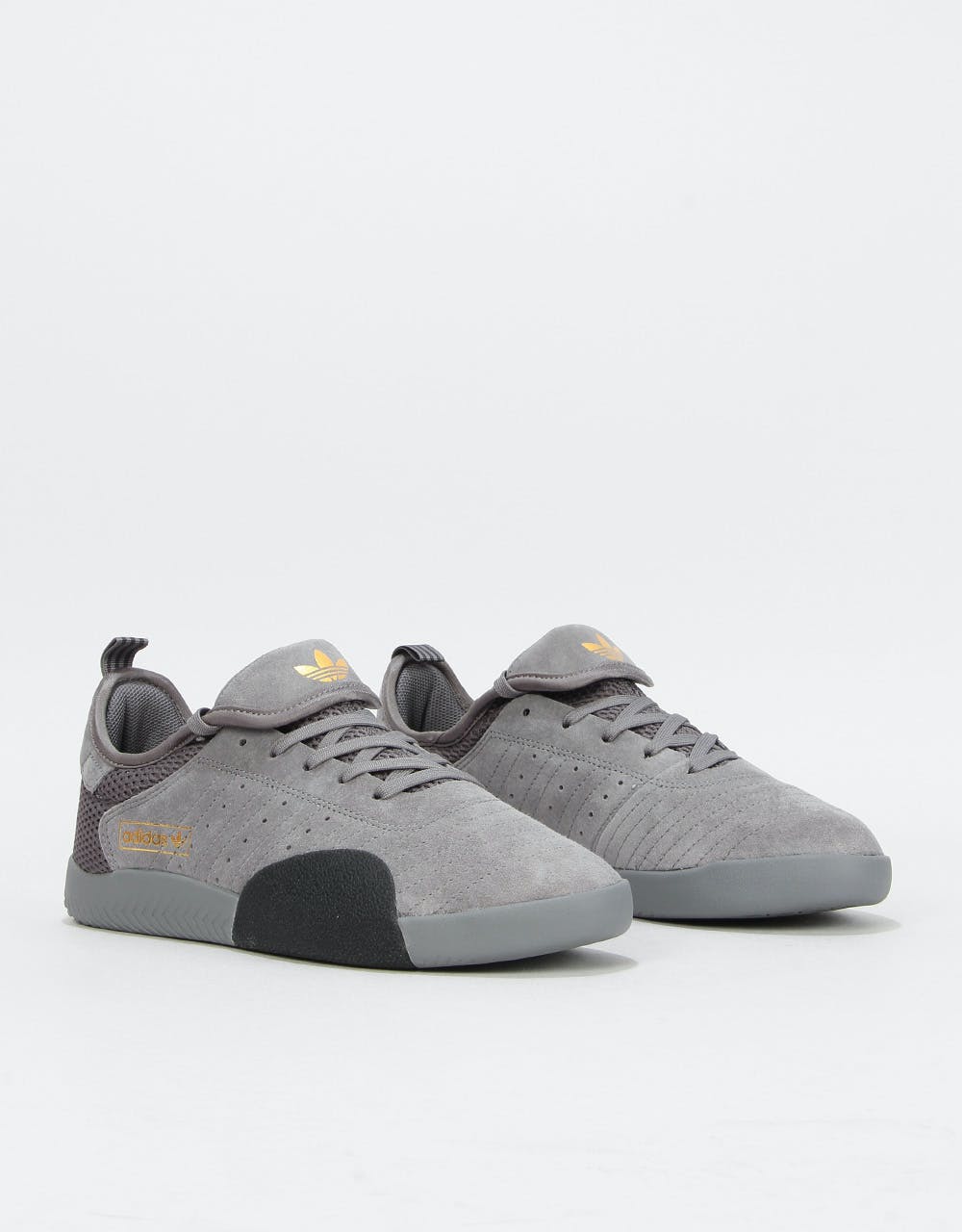 Adidas 3ST.003 Skate Shoes - Grey/Carbon//Gold Metallic