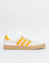 adidas Busenitz Vulc Skate Shoes - White/Tactile Yellow/Gum