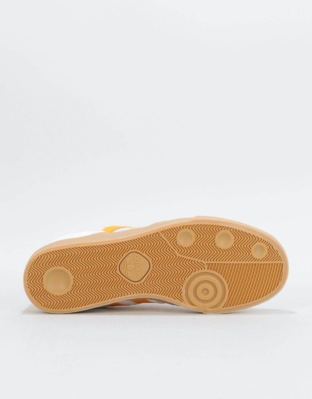 Adidas Busenitz Vulc Skate Shoes - White/Tactile Yellow/Gum