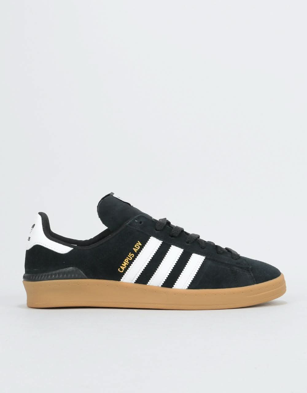 Adidas Campus ADV Skate Shoes - Core Black/White/Gum