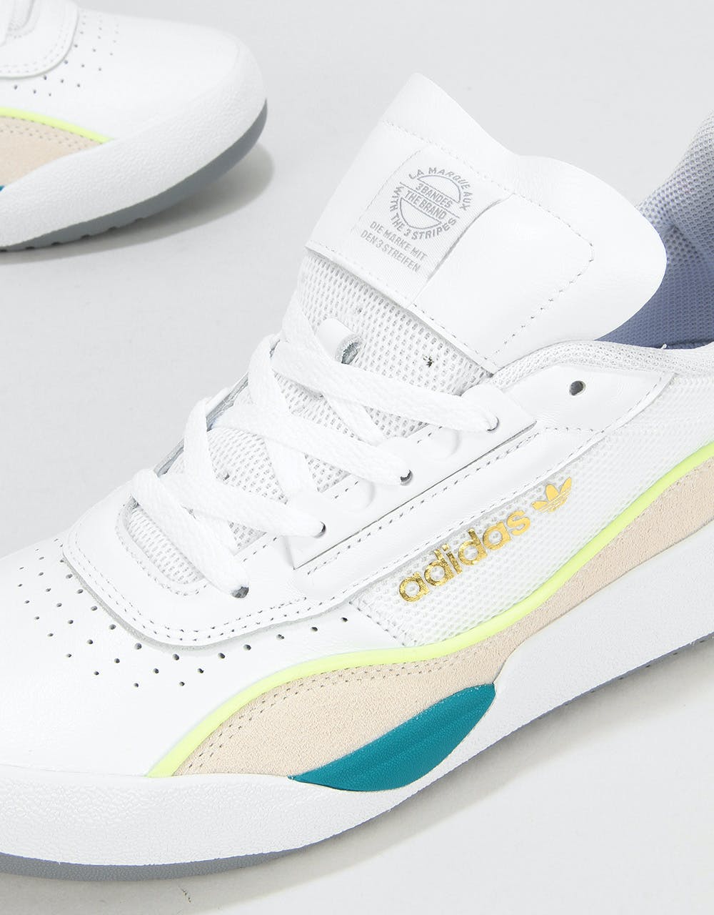 Adidas Liberty Cup Skate Shoes - White/Chalk White/Hi-Res Yellow