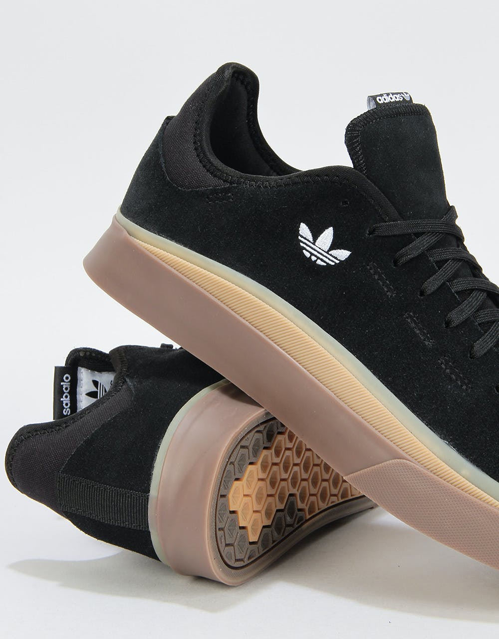 Adidas Sabalo Skate Shoes - Core Black/White/Gum