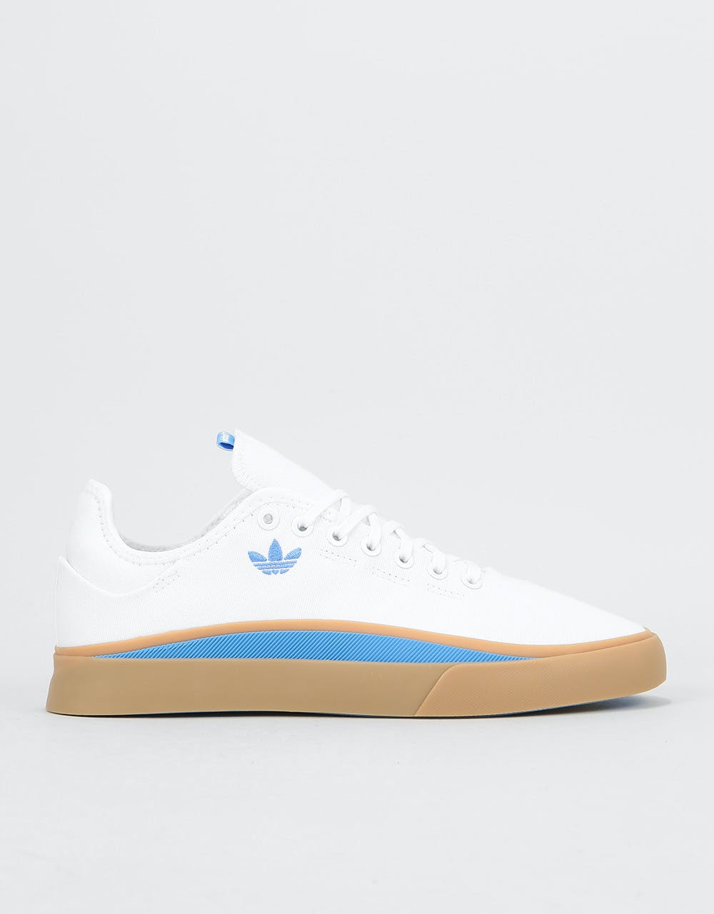 Adidas Sabalo Skate Shoes - White/Real Blue/Gum