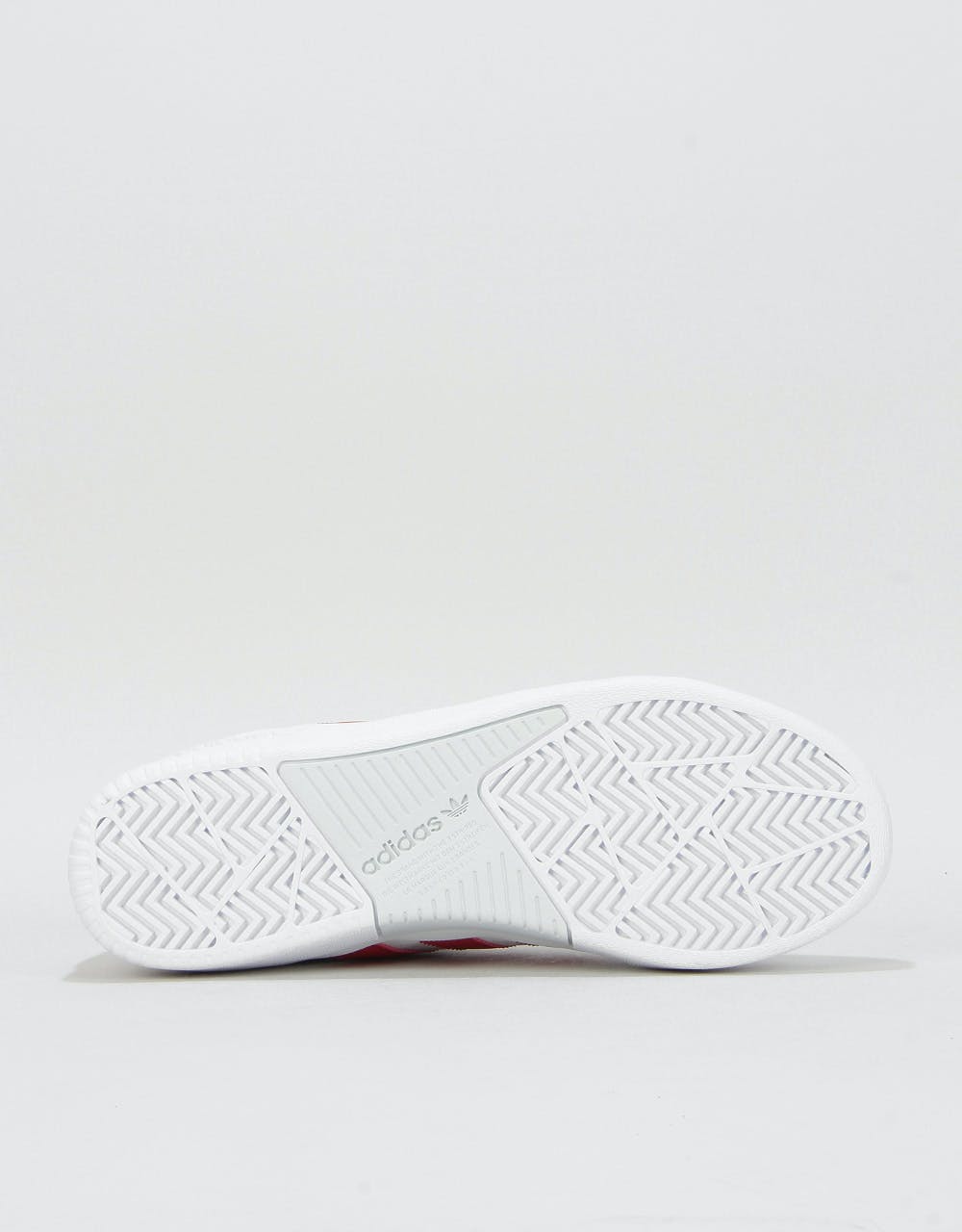 Adidas Tyshawn Skate Shoes - White/Scarlet/White