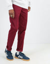 Carhartt WIP Sid Pant - Cranberry (Rinsed)